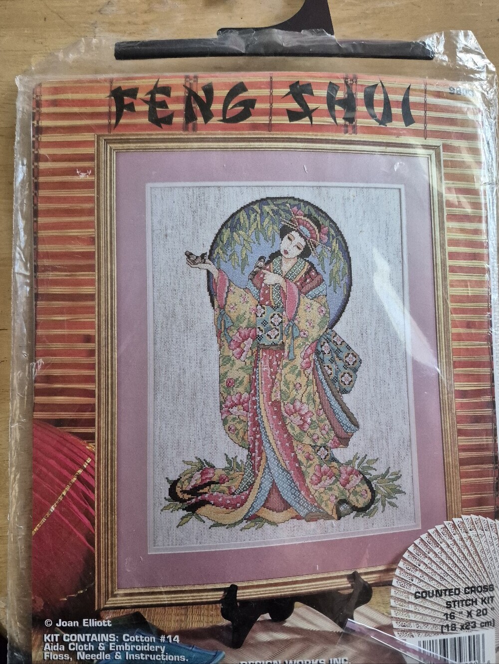 FENG SHUI Counted Cross Stitch, Kit By Design Works # 9890